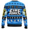 Heroes Always Arrive Fire Force Ugly Christmas Sweater BACK mockup - Fire Force Merch