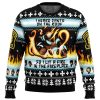 I Heard Santa on the Roof Fire Force Ugly Christmas Sweaters FRONT mockup - Fire Force Merch