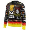 We Didnt Start the Fire this Christmas Fire Force men sweatshirt SIDE FRONT mockup - Fire Force Merch
